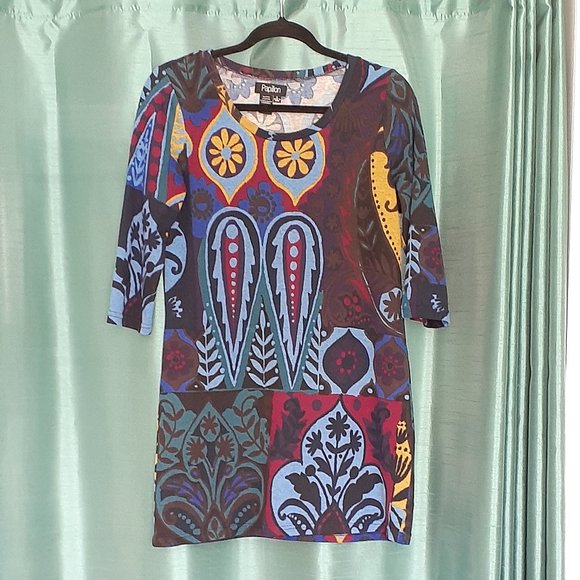 Colorful slip dress/Tunic - Picture 1 of 7